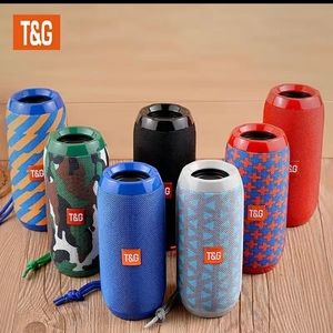 T&G Portable Wireless Bass Speaker, Charging Cable And Aux Cable, FM TF USB